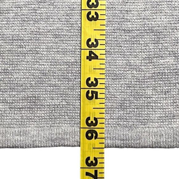 J.Crew Juliette Sweater-Blazer Size L Light Gray Merino Open Front NWT - Picture 13 of 14